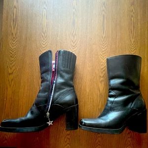 Tommy Hilfiger 90s square toes boots